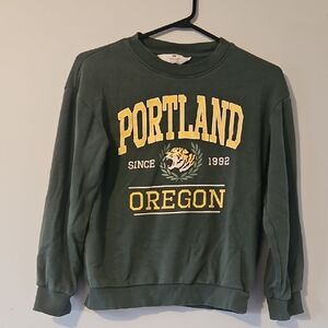 Green Portland Oregon Sweatshirt
